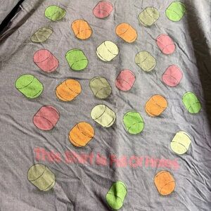 vintage 1991 LIFE SAVERS HOLES CANDY single stitch double sided tee shirt XL